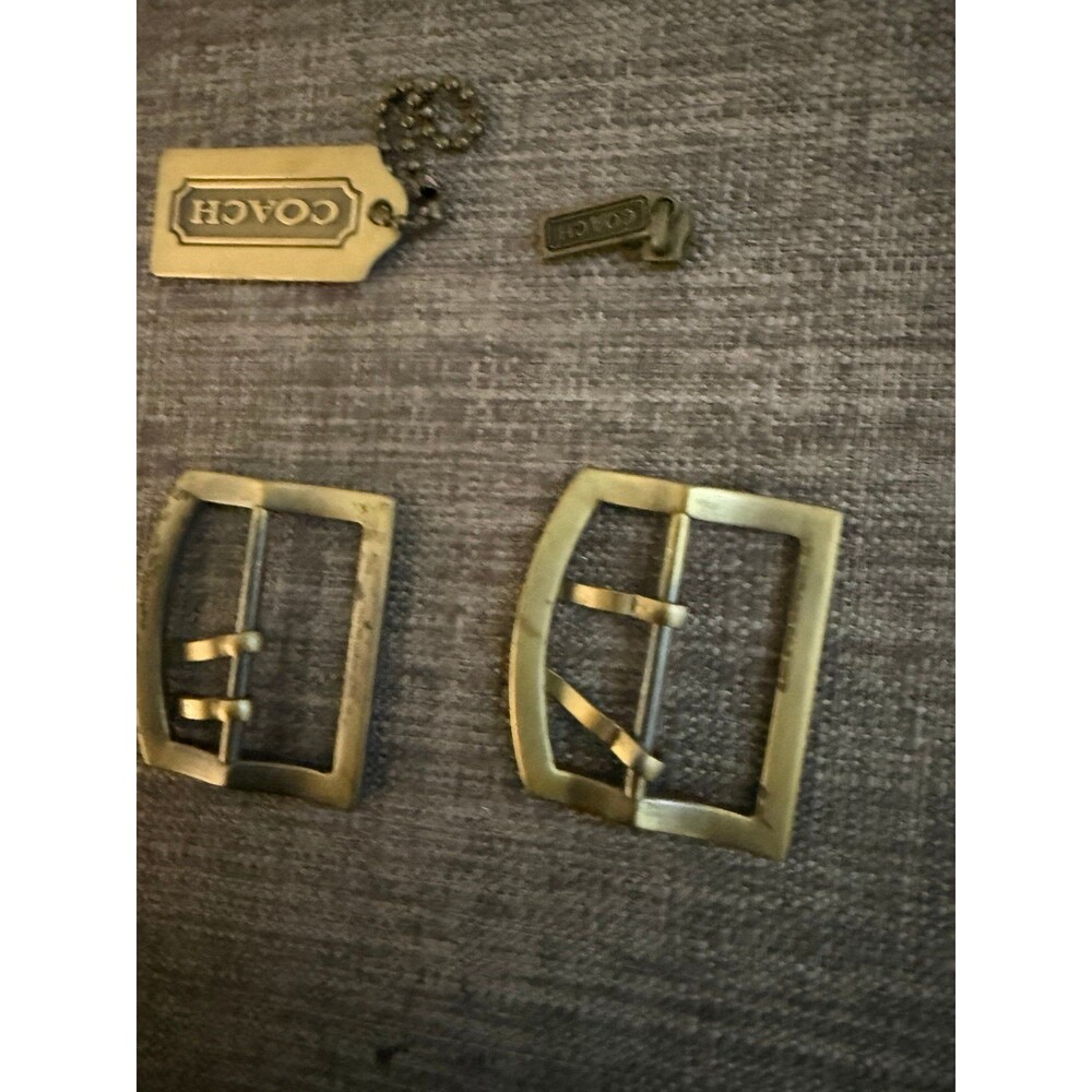 Vintage Lot of COACH Logo Metal Accessories - Picture 6 of 7